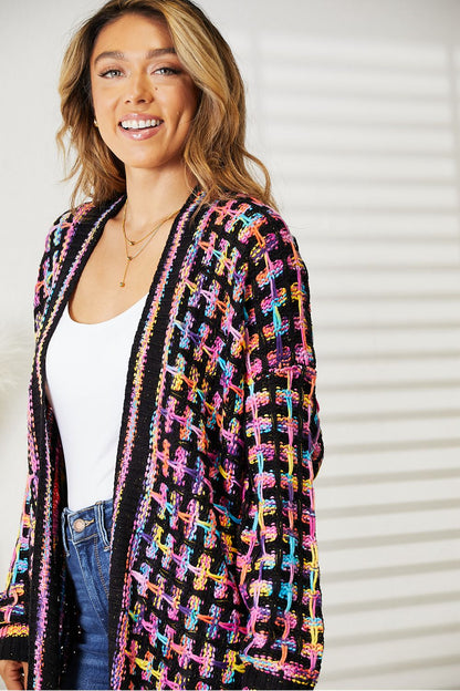 Boho Rainbow Fringe Cardigan