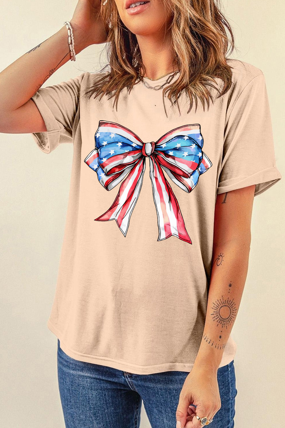 Patriotic Bow Tee