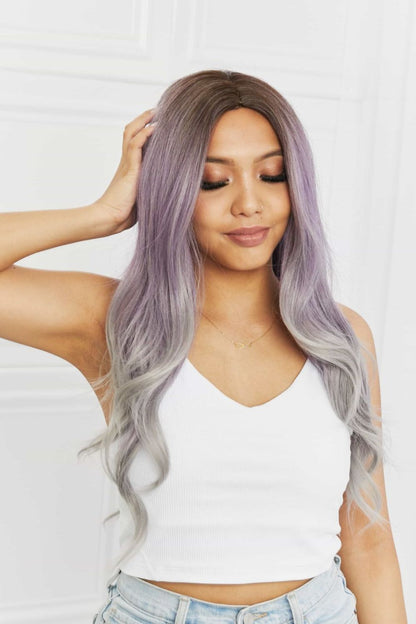 26" Wavy Wig in Stunning Purple