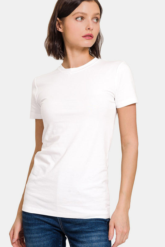 Classic Crew Neck Tee White