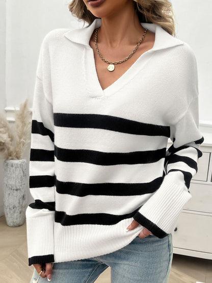 Women's Striped Sweater Vest