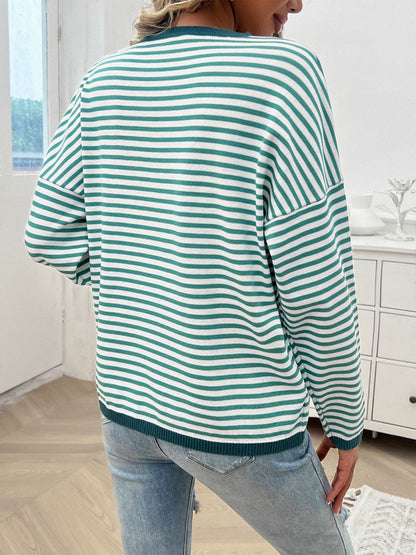 Women's Oversized Striped Sweater