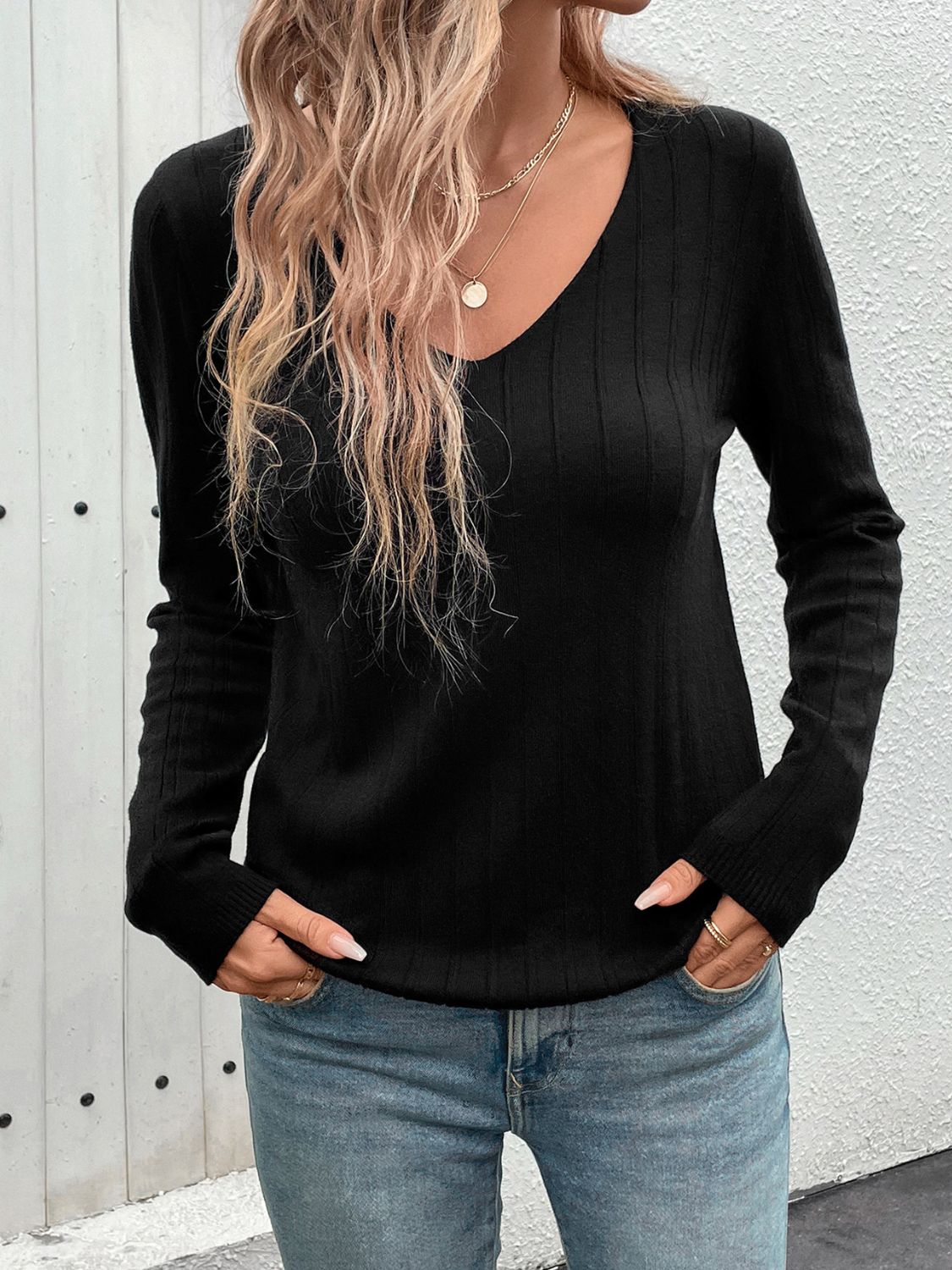 Soft V-Neck Sweater