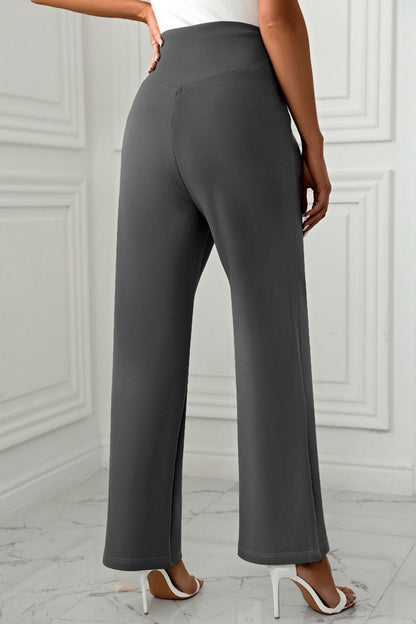 High Waist Pants with Pockets