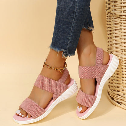 Comfy Rubber Sole Open Toe Sandals