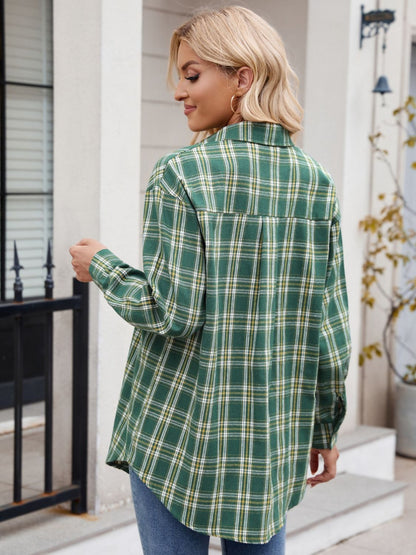 Classic Plaid Button-Down Shirt