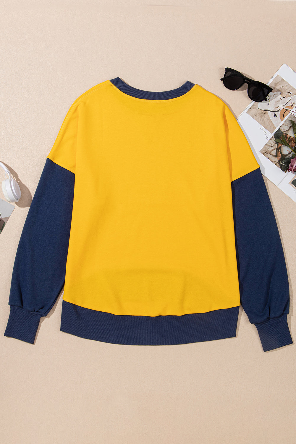 Women's Contrast Crewneck Sweatshirt