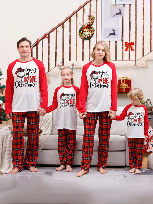 Christmas Family Matching Pajamas for Women and Kids Pattern2