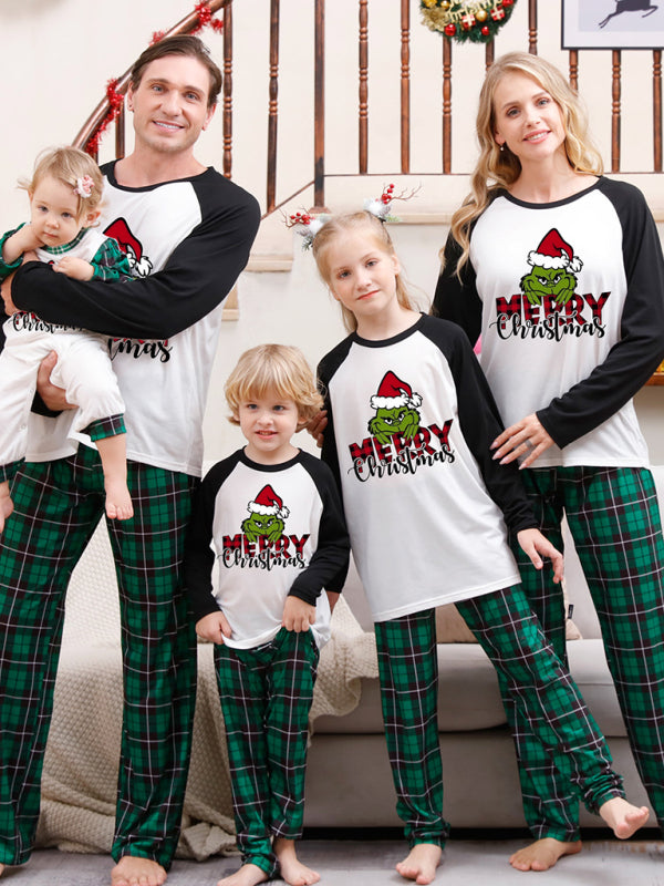 Christmas Family Matching Pajamas for Women and Kids Pattern1