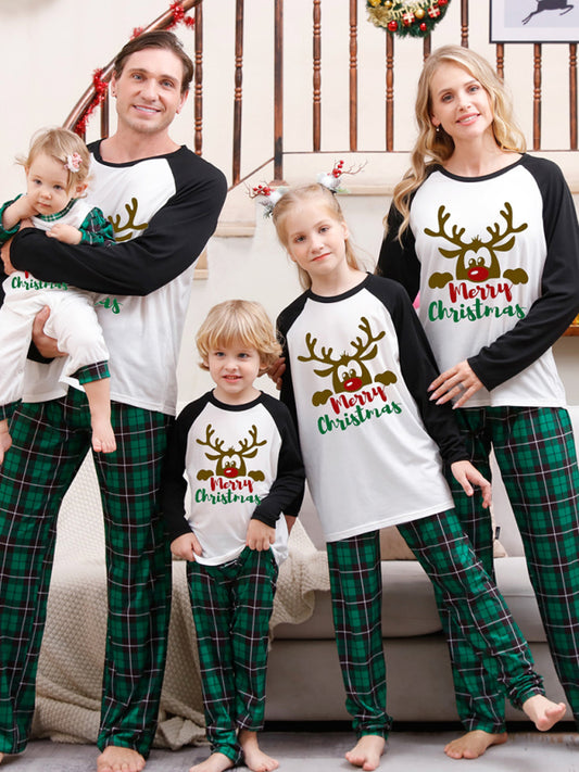 Christmas Family Matching Pajamas for Women and Kids Pattern2