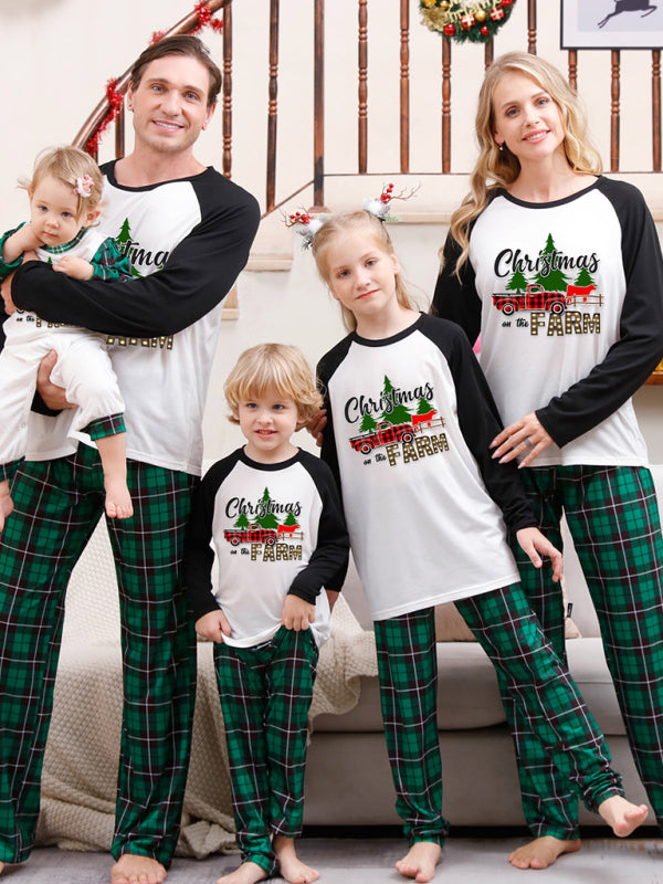 Christmas Family Matching Pajamas for Women and Kids Pattern3