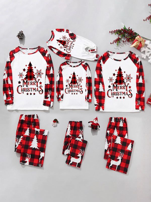 Christmas Family Matching Pajamas for Women and Kids Pattern3