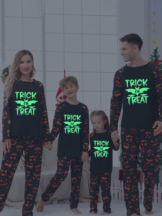 Halloween Family Matching Pajamas for Women and Kids Pattern2