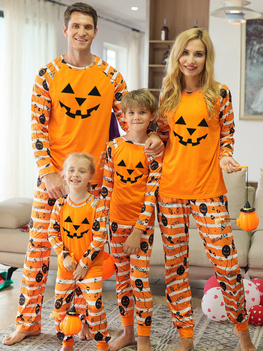 Halloween Family Matching Pajamas for Women and Kids Pattern2