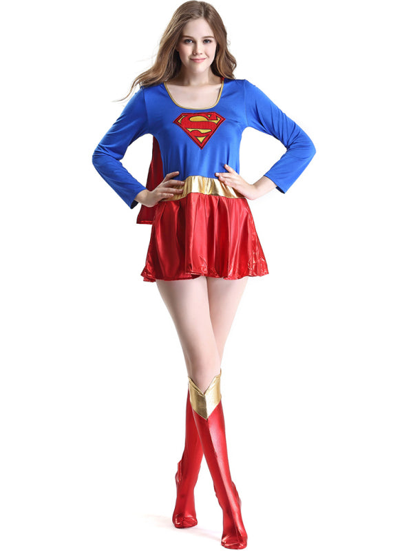 Halloween Costume Sexy Supergirl Costume Set