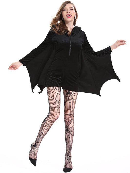 Women's Plus Size Bat Costume Black