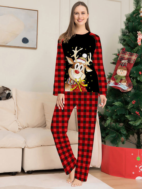 Holiday Reindeer Holiday Fitted Two Piece Pajamas