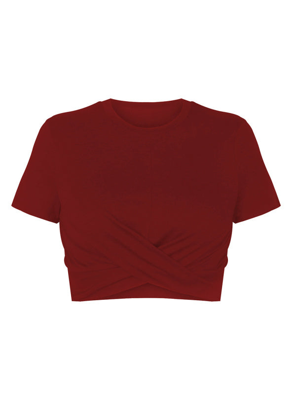 Women's Twist Crop Top