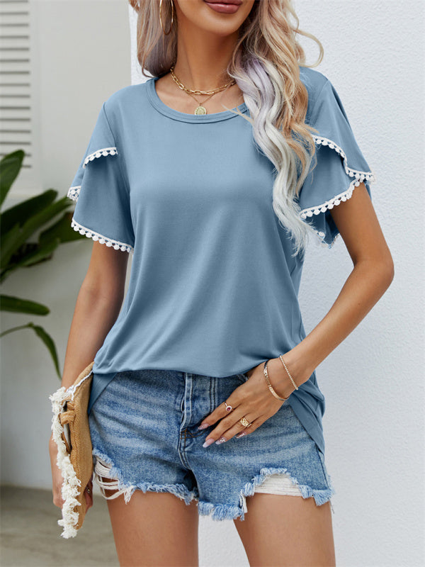 Women's Chiffon Top Blue