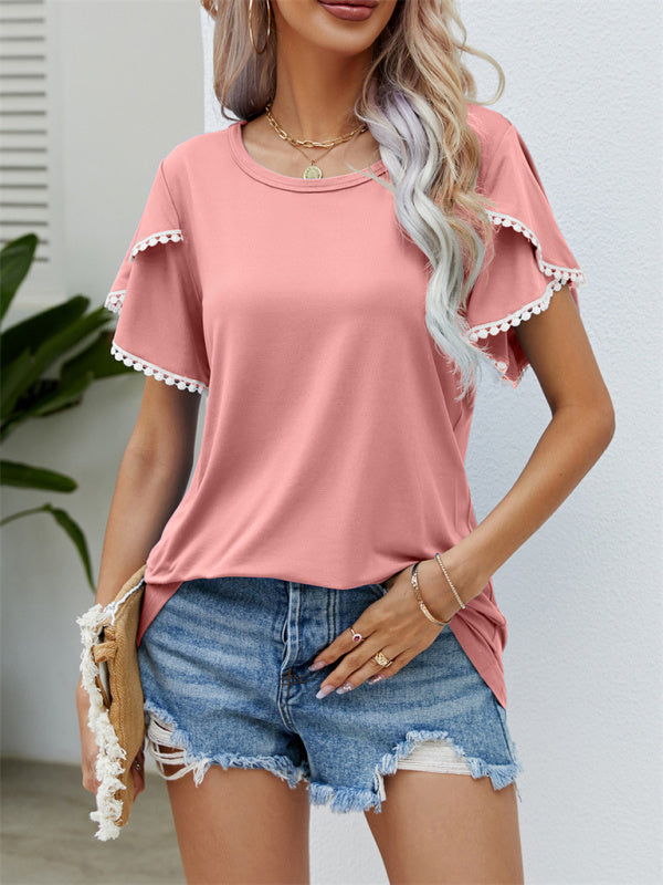 Women's Chiffon Top Pink