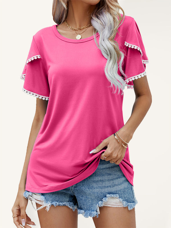 Women's Chiffon Top Rose