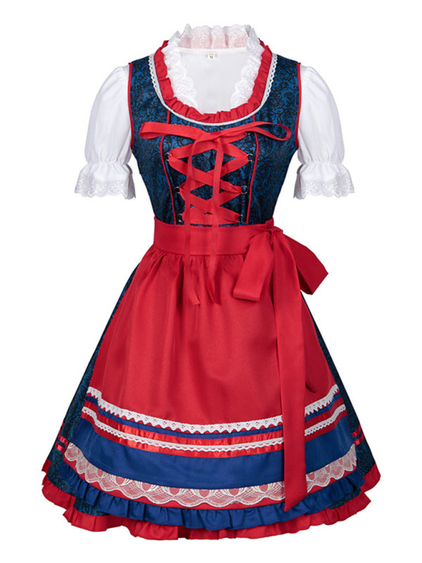 Oktoberfest Bavarian Dirndl Red