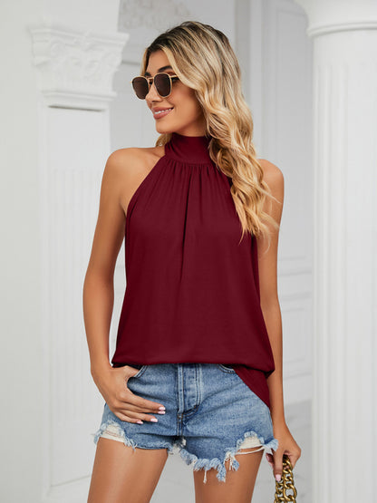 Strappy Halter Tank Top