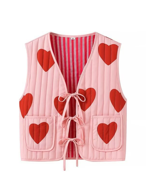 New Street Fashion Casual V Heart Vest Top