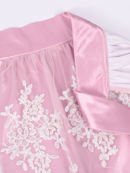 Oktoberfest Pink Lace Skirt