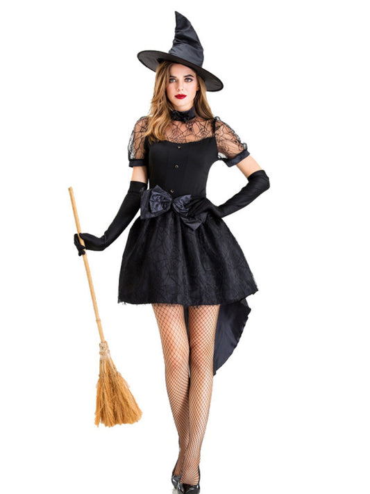 Halloween Black Witch Sexy Cosplay Witch Costume Black