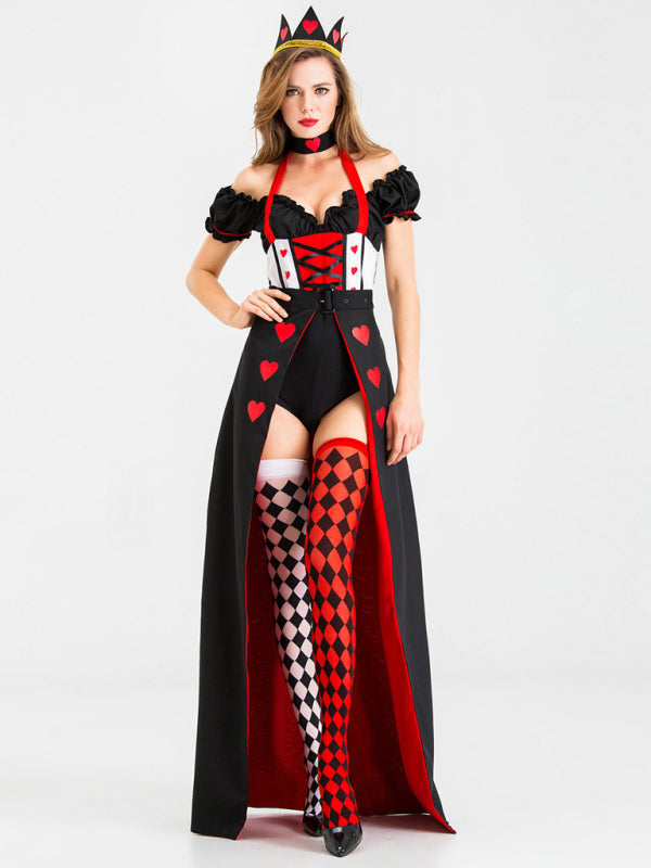 Adult Women's Red Queen of Hearts Costume