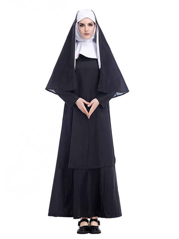 Women's Halloween Gothic Nun Costume