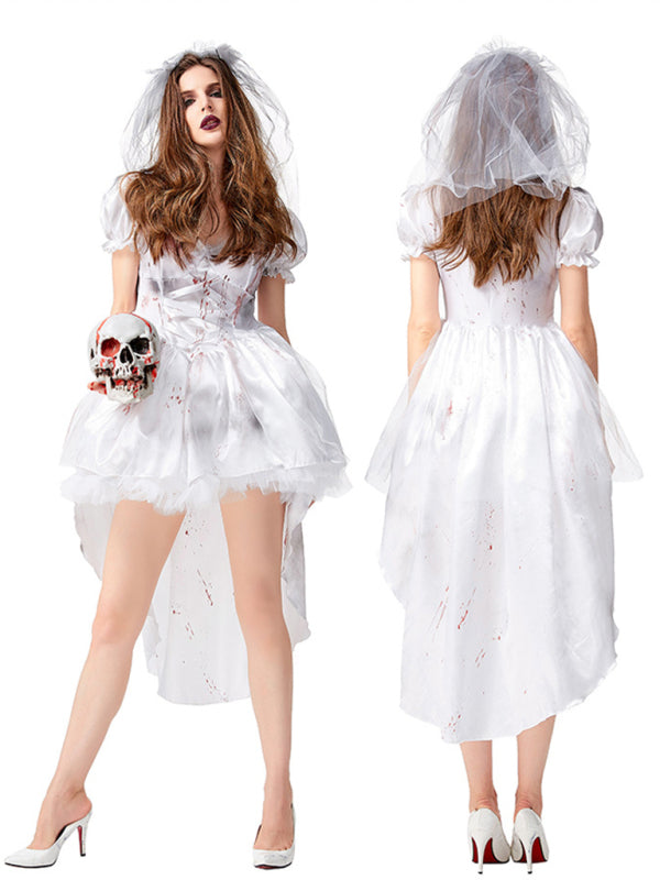 Women's Halloween Vampire Bride Costume