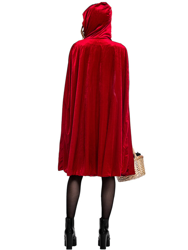 Women's Halloween Little Red Riding Hood Adult Cosplay Party Costume