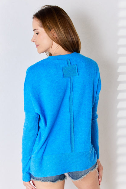 Ribbed Cuff Long Sleeve T-Shirt