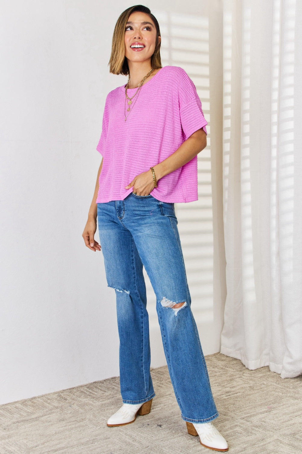 Plus Size Super Soft Round Neck Tee