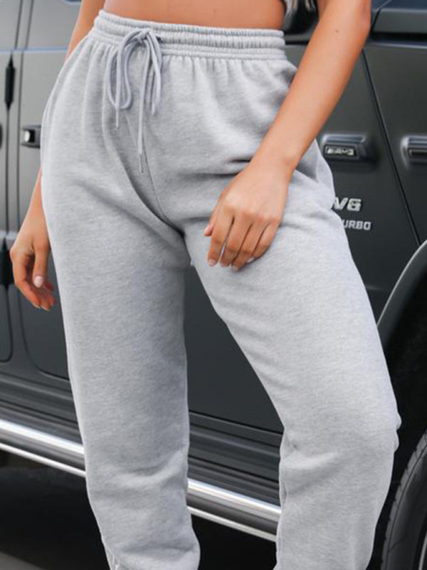 Women's casual fleece leggings sweatpants