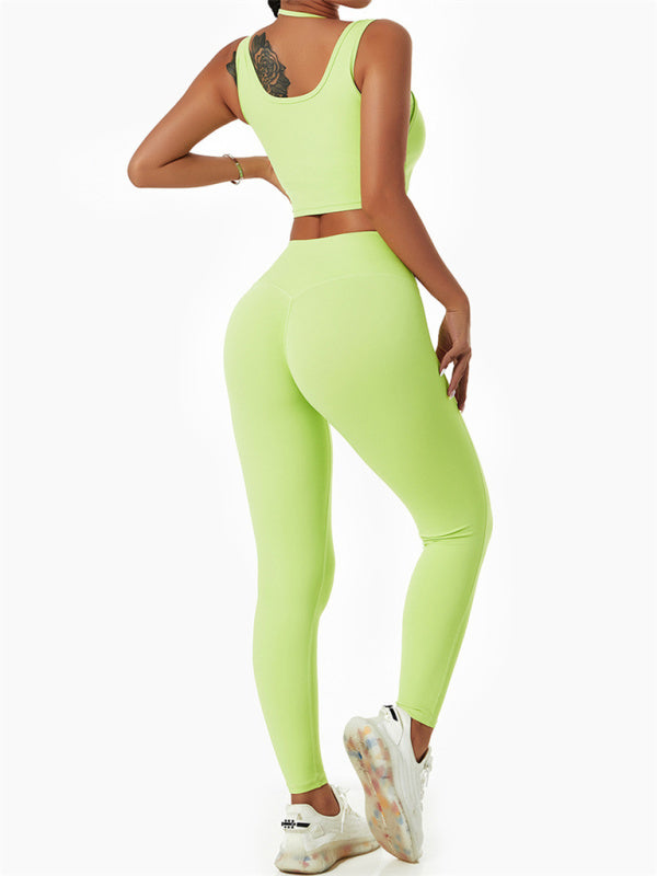 Women's quick-drying high-waisted hip-lifting nude leggings